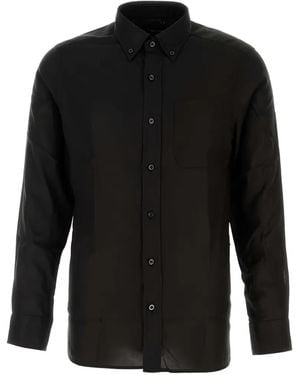 Tom Ford Button Slim Fit Shirt - Black