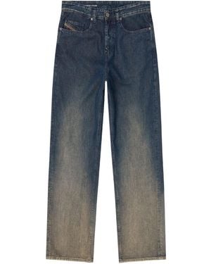 DIESEL Ombré-Effect Loose-Leg Jeans - Blue