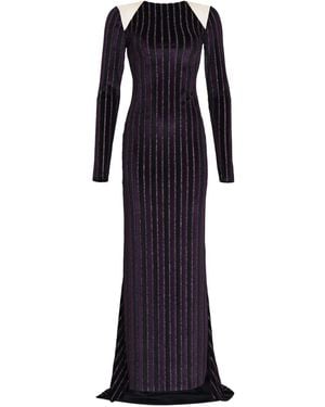 Amir Slama X Astrid Striped Maxi Dress - ブルー