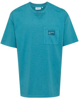 Chocoolate パッチポケット Tシャツ - ブルー