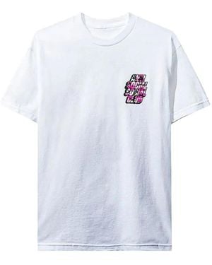ANTI SOCIAL SOCIAL CLUB Blocked Camo-Print T-Shirt - White