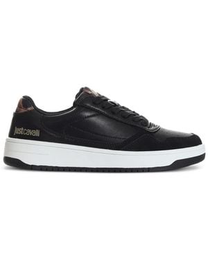 Just Cavalli Logo-Detail Trainers - White