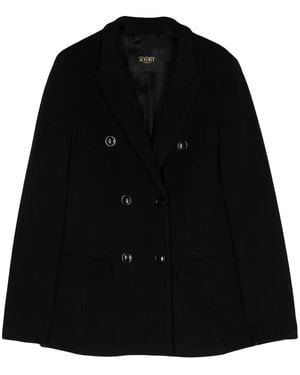 Seventy Double-Breasted Blazer - Black