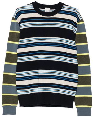 Paul Smith Gestreifter Pullover - Blau