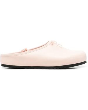 Birkenstock Mules À Logo Embossé - White