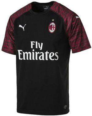 PUMA Ac Milan T-Shirt - Black