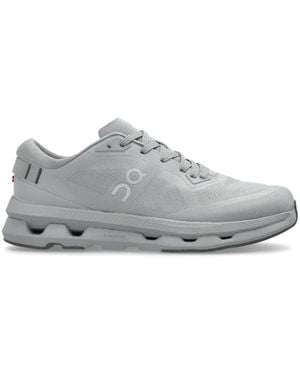 On Shoes Logo-Print Trainers - Grey