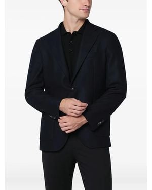 Santaniello Single-Breasted Blazer - Black