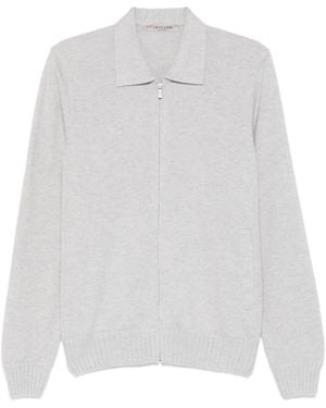 Fileria Cashmere Collar Cardigan - White