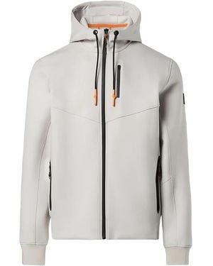 North Sails Hooded Zip-Up Sweater - Grey