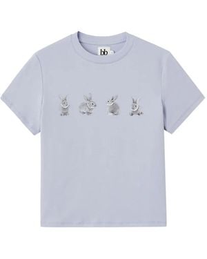 B+ AB T-Shirt Imprimé - Blue