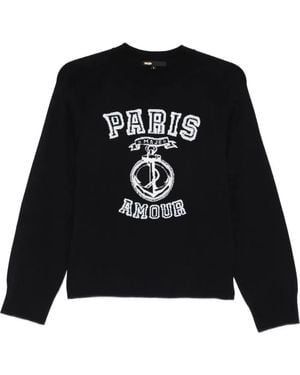 Maje Paris Motif Sweatshirt - Black