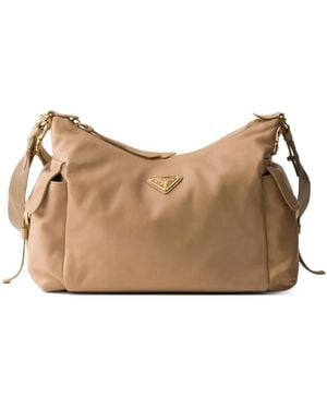 Prada Bolso Explore grande de piel de napa - Neutro