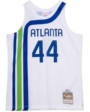 Mitchell & Ness Pete Maravich Atlanta Hawks 1970/71 Hardwood Classics Swingman Tank Top - Blue