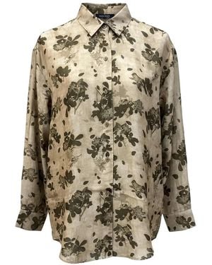 Uma Wang Thyesha Floral-Print Shirt - White