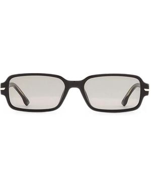 Victoria Beckham Rectangle-Frame Sunglasses - Black