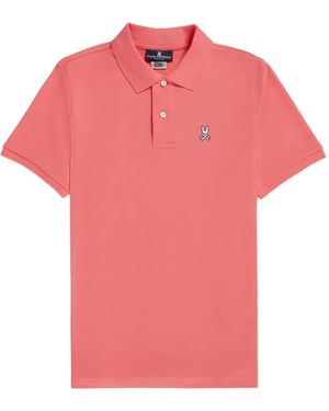 Psycho Bunny Pima Cotton "Grapefruit" Polo Shirt - Pink