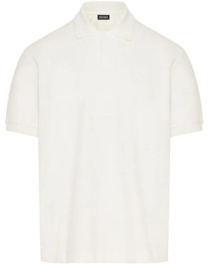 ZEGNA Cotton Polo Shirt - ホワイト