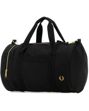 Fred Perry Reistas Met Logodetail - Zwart