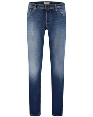 Jacob Cohen Faded-Effect Slim-Fit Jeans - Blue