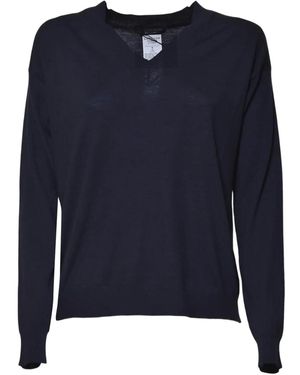 Weekend by Maxmara V-neck top - Blau