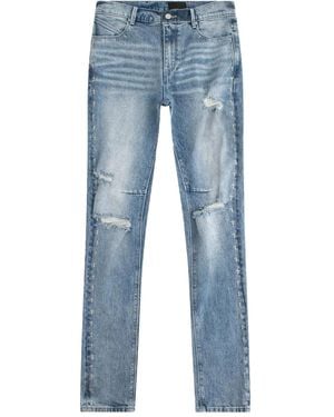 RTA Distressed Bootcut Jeans - Blue