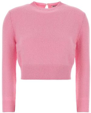 Jil Sander Cropped Jumper - Pink