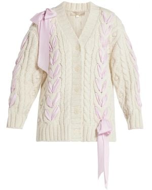 LoveShackFancy Cárdigan Kassius - Blanco