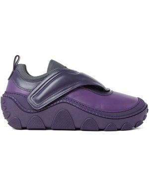 Kiko Kostadinov Leather Trainers - Purple