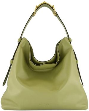 Gucci Horsebit Hobo Icy Mint Leather Tote Bag - Green