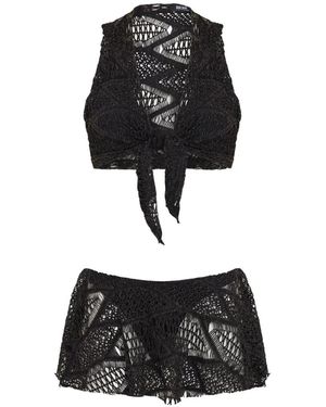 Amir Slama X Jade Picon Bikini Con Nodo - Nero