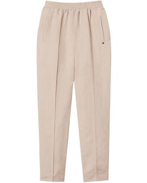 Twinset Pleat-Detail Trousers - Natural