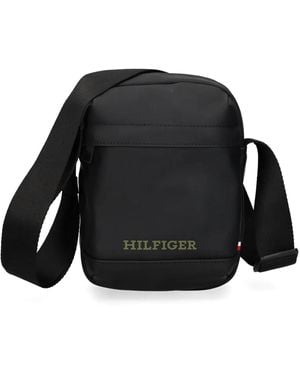 Tommy Hilfiger メッセンジャーバッグ - ブラック