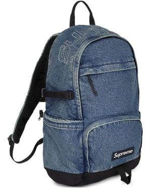Supreme Denim Backpack - Blue