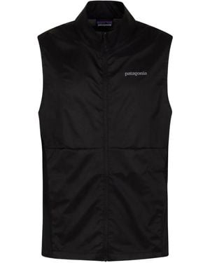 Patagonia Zip-Front Logo Vest - Black