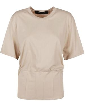FEDERICA TOSI Paneled Top - Natural