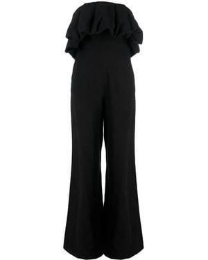 Jonathan Simkhai Puffball-Design Strapless Jumpsuit - Black