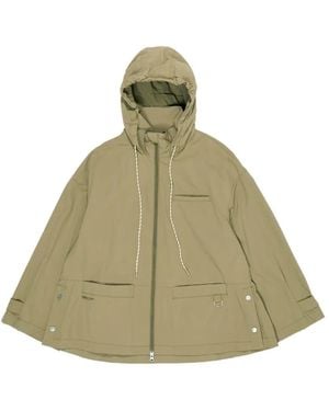 Bimba Y Lola Hooded Zipped Jacket - Green