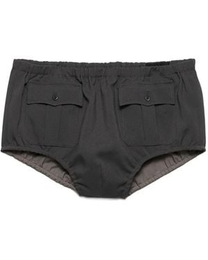 Prada カーゴショーツ - ブラック