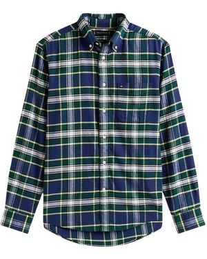 Tommy Hilfiger チェック シャツ - ブルー