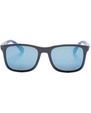 Ray-Ban Rectangle Frame Sunglasses - Blue