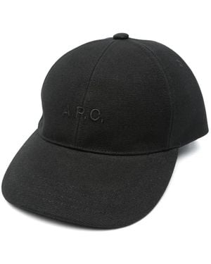 A.P.C. Charlie Baseball Cap - Black