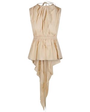 LAMRONS Swallowtail-Shaped Top - Natural