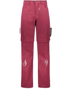 Isabella 1985 Cotton Pants - Red