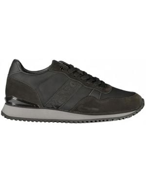 Napapijri Cosmos Logo-Tape Panelled Trainers - Black