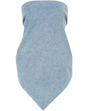 Agolde X Maria Mcmanus Bandana Top - Blue