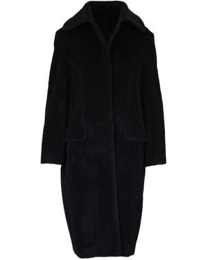 Kiton Abrigo con bolsillo - Negro