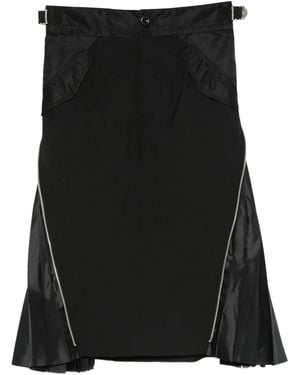 Sacai Mixed Cargo Skirt - Black