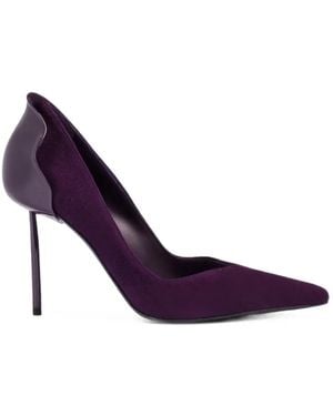 Le Silla Petalo Suède Pumps - Paars