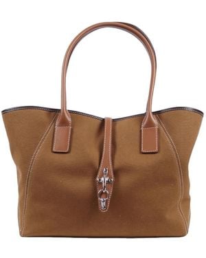 Fay Panelled tote bag - Braun